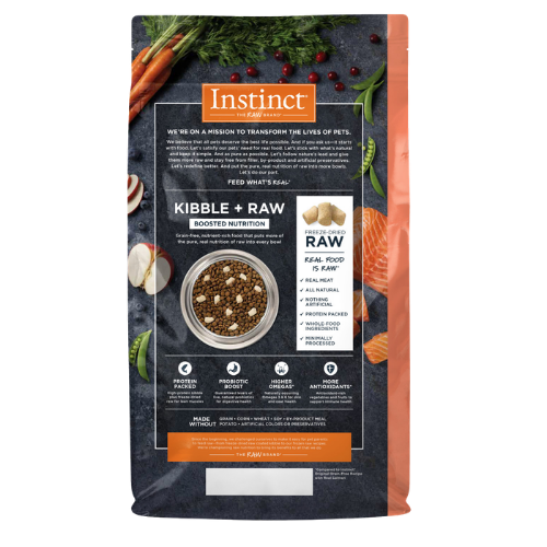 Instinct Raw Boost Grain-Free Recipe with Real Salmon All Life Stages Dry Cat Food 5 lb
