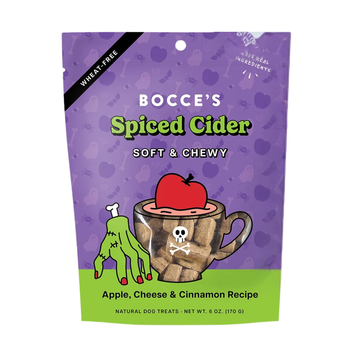 Bocce Spiced Cider Holiday Dog Treats 6 oz