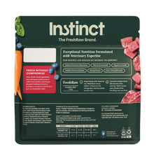 Instinct Frozen FreshRaw Medallions Grass-Fed Beef Recipe Adult Dog Food 3 lb