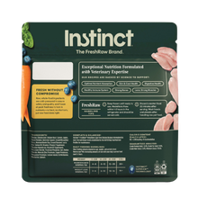 Instinct Frozen FreshRaw Medallions Cage-Free Chicken Recipe Adult Dog Food 3 lb
