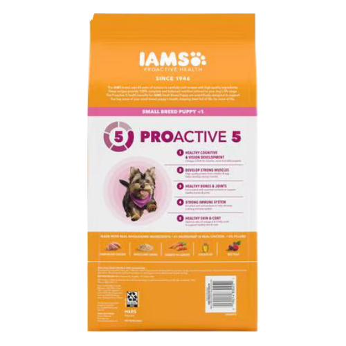 Iams ProActive Health Puppy Small and Toy Breed Dry Dog Food 5 lb