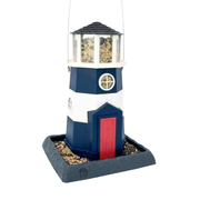 North States Large Nautical Navy Lighthouse Wild Bird Feeder 8 lb