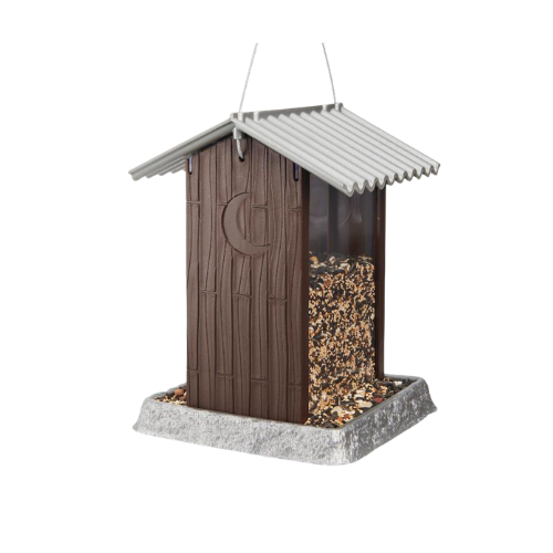 North States Village Collection Outhouse Wild Bird Feeder 4 lb