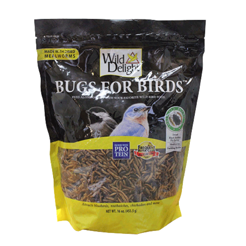 Wild Delight Bugs for Birds Wild Bird Food 16 oz