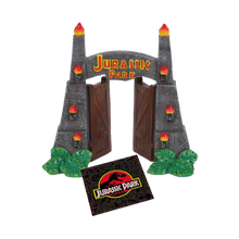 Penn-plax Jurassic Park Gates Fish Ornament Small