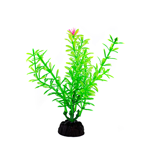 Penn-Plax Green Plastic Fish Plant 6 Pack