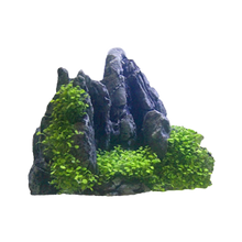Penn-plax Aqua Floras Rock Range Fish Ornament