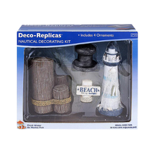 Penn-plax Nautical Fish Ornament Kit 4 pk