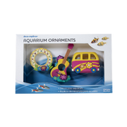 Penn-plax Peace & Love Fish Ornament Small