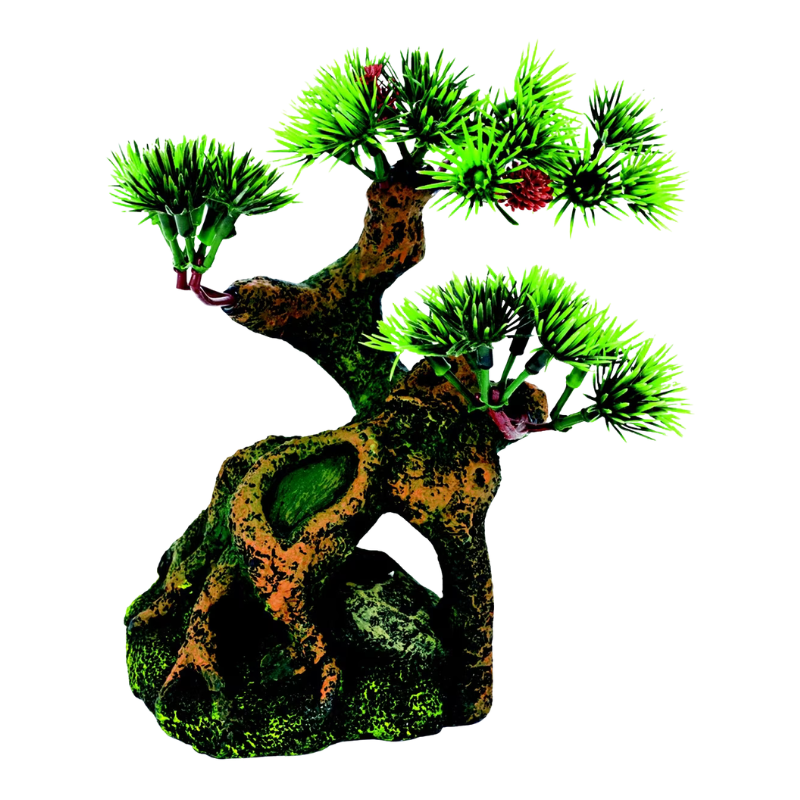 Penn-plax Bonsai Tree Fish Ornament Small
