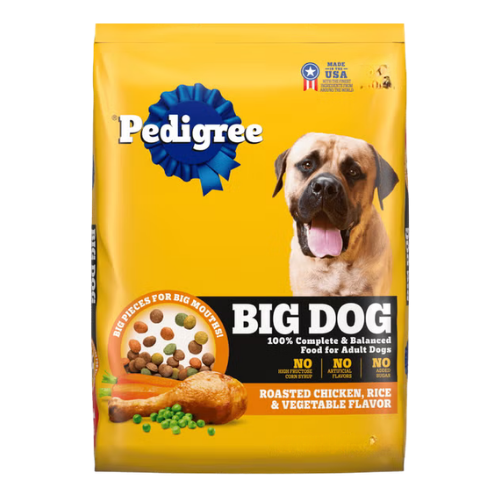 Pedigree Big Dogs Roasted Chicken, Rice & Vegetable Dry Dog Food 38 lb