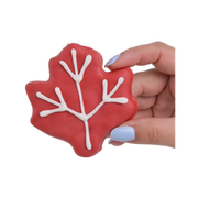 Bosco & Roxy Fall Red Leaf Dog Treat Cookie