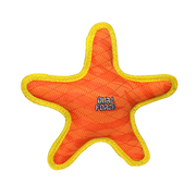 Vip DuraForce Orange & Yellow Star Durable Double Layered Dog Toy Medium/Large Dog