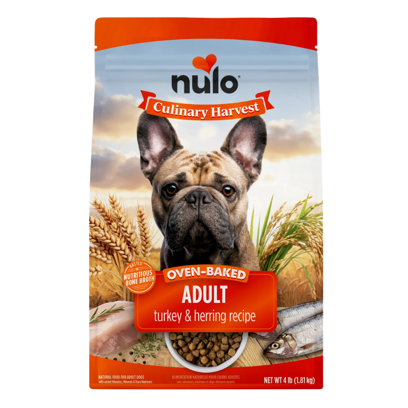 Nulo Culinary Harvest Oven-Baked Turkey & Herring Recipe for Adult Dogs