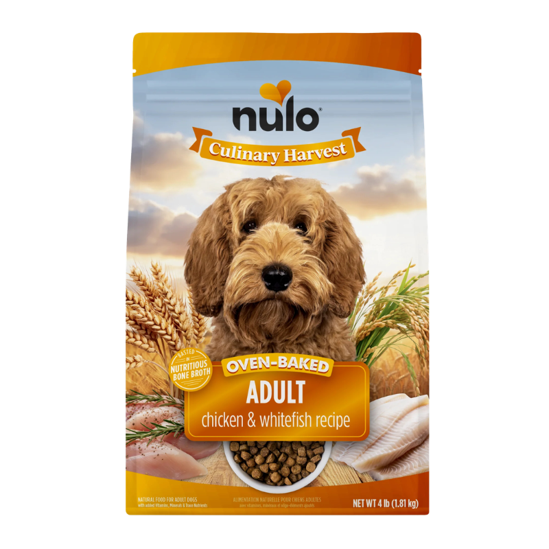 Nulo Culinary Harvest Oven-Baked Chicken & Whitefish Recipe for Adult Dogs