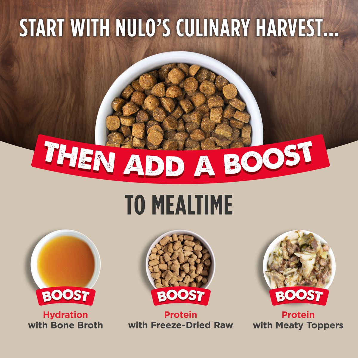 Nulo Culinary Harvest Oven-Baked Chicken & Whitefish Recipe for Adult Dogs