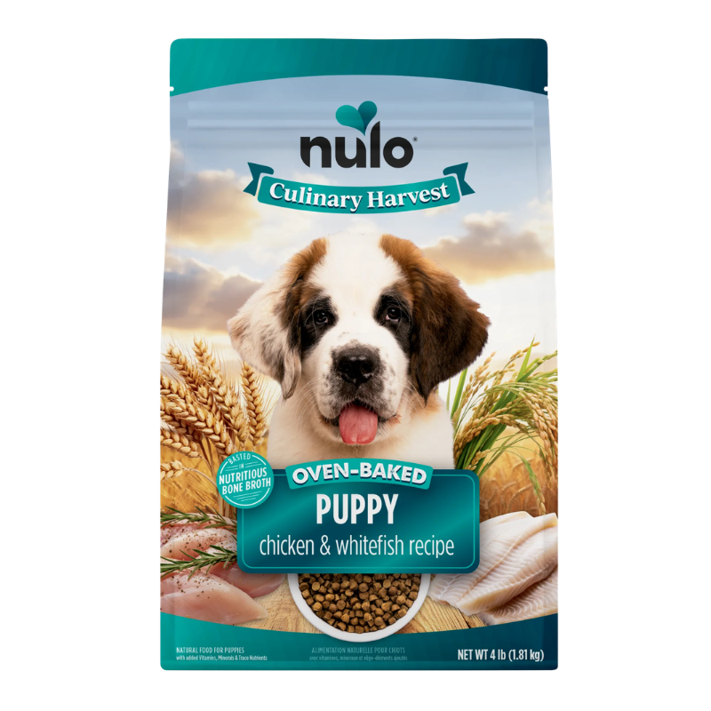 Nulo Culinary Harvest Oven-Baked Chicken & Whitefish Recipe for Puppies 4 lb