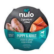 Nulo Chicken & Salmon in Broth Signature Stew for Puppies & Adult Dogs