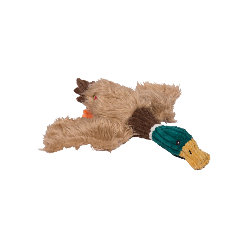 Hugglehounds X-Brace Drake Duck Durable Plush Dog Toy