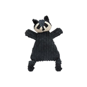 Hugglehounds Reggie Raccoon HuggleFlatties Tough Plush Dog Toy