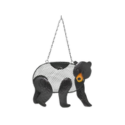 Songbird Essentials Black Bear Mesh Bird Feeder