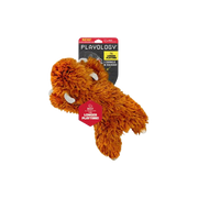 Playology Beef Scented Highland Cow Plush Squeaky Dog Toy Large Dog