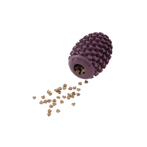 Tall Tails Natural Rubber Pinecone Reward Dog Toy 4 in