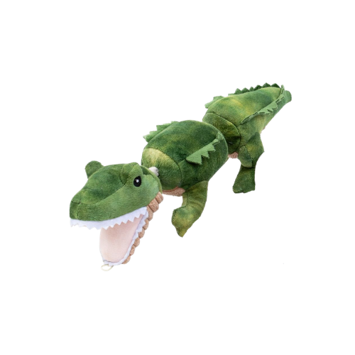 Tall Tails Jointed Shake Play Alligator Plush Dog Toy 14 in