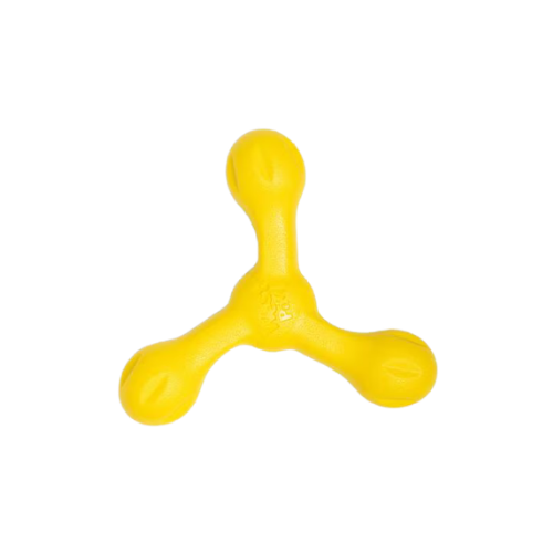 West Paw Skamp Yellow Tough Dog Chew Toy Large