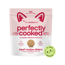 Smallbatch Pet Food Beef Sliders Frozen Cat Food 2 lb
