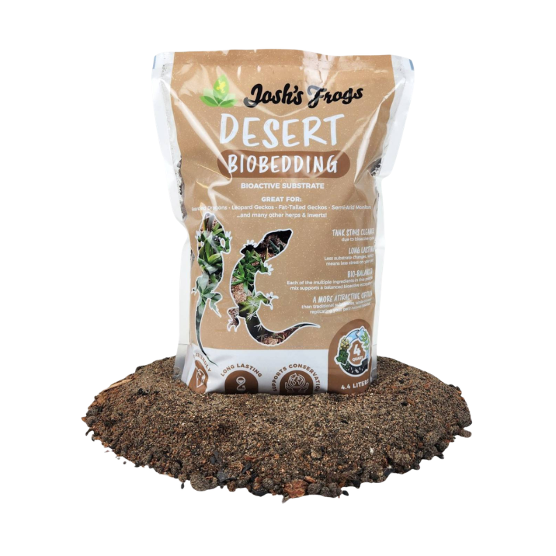 Josh's Frogs Desert BioBedding Bioactive Reptile Subtrate 4 qt