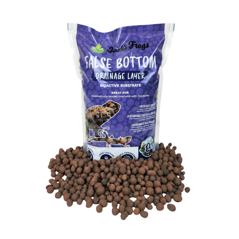 Josh's Frogs False Bottom Drainage Layer Bioactive Substrate 4 qt