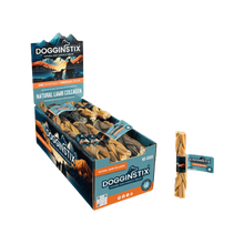 Dogginstix Braided Lamb Collagen Dog Chew 6 in