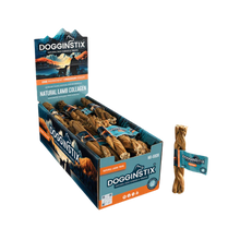 Dogginstix Braided Lamb Tripe Dog Chew 6 in