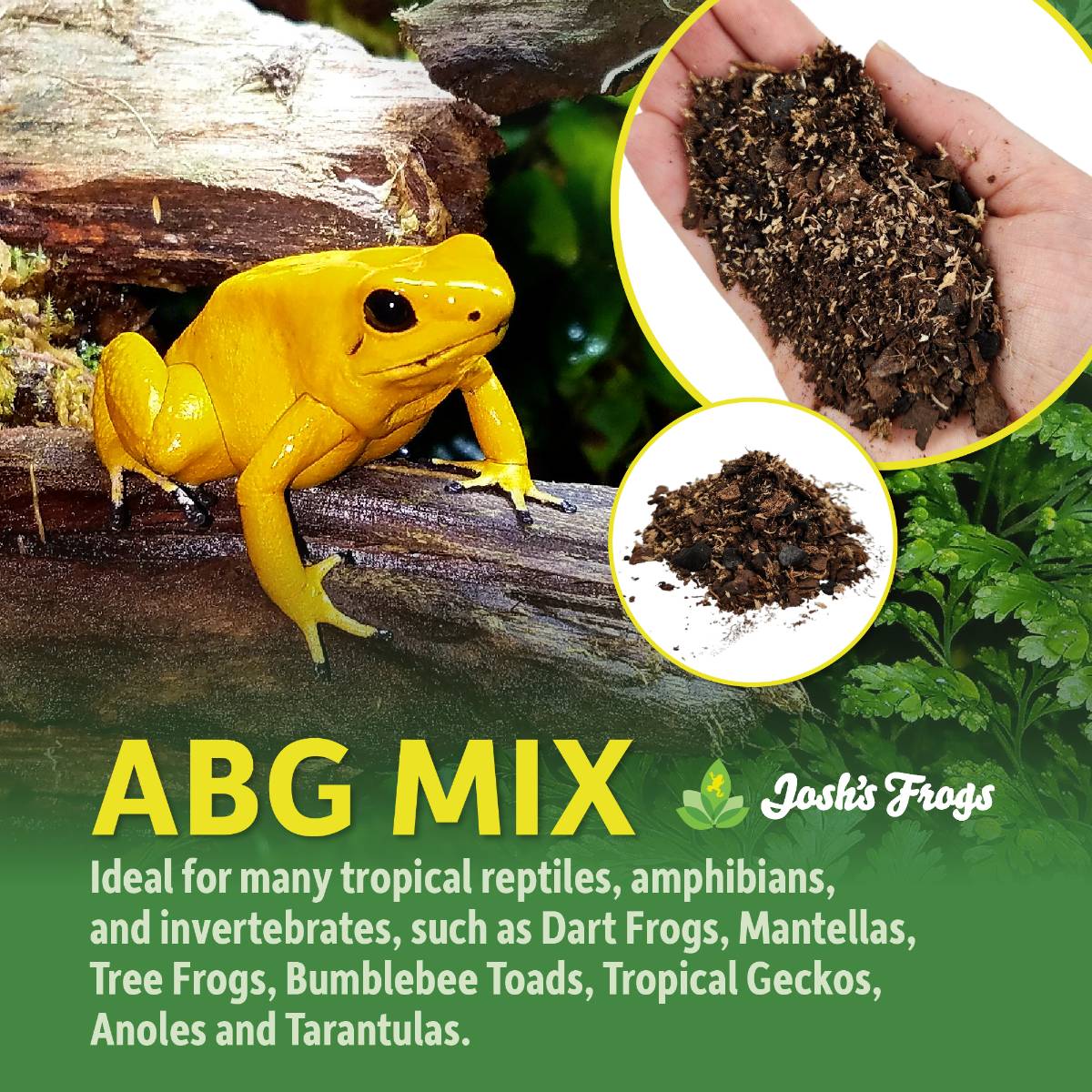 Josh's Frogs ABG Mix Bioactive Substrate 4 qt