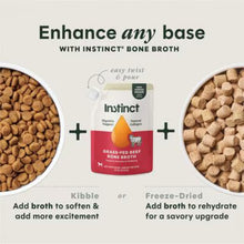 Instinct Human Grade Grass-Fed Beef Bone Broth Wet Dog Food Topper 16 oz