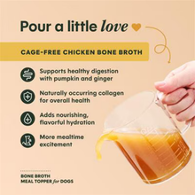 instinct human grade cage free chicken bone broth wet dog food topper