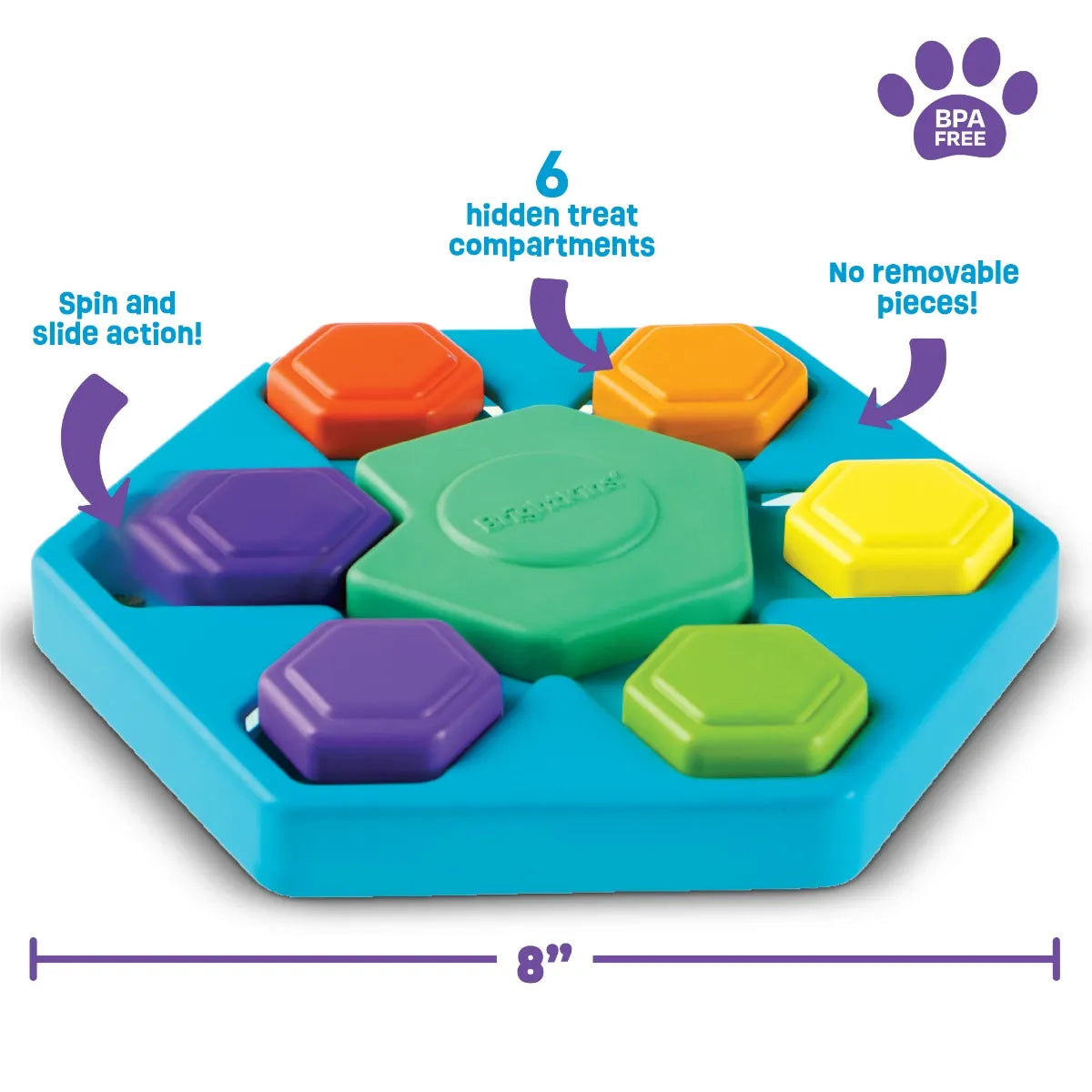 Brightkins Spin and Seek Hexagon Treat Puzzle