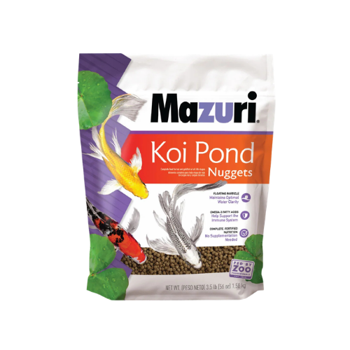 Purina Mazuri Koi Pond Nuggets Fish Food 3.5 lb