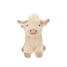 Multipet Minipet Highland Cow Plush Dog Toy, Assorted 5 in