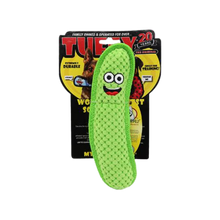 Tuffy's Funny Food Pickle Squeaky Plush Dog Toy