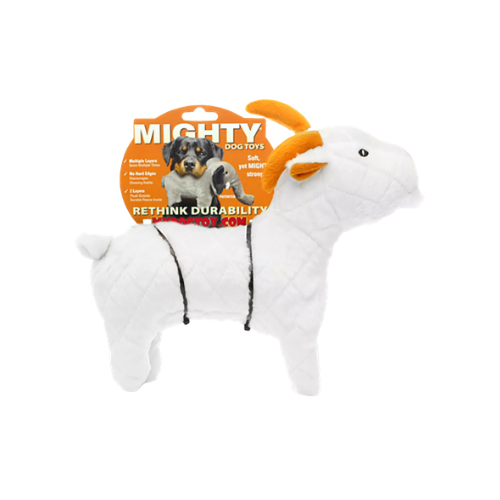 Tuffy's Farm Goat Squeaky Plush Dog Toy