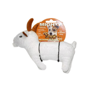 Tuffy's Jr Farm Goat Squeaky Plush Dog Toy