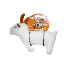 Tuffy's Jr Farm Goat Squeaky Plush Dog Toy