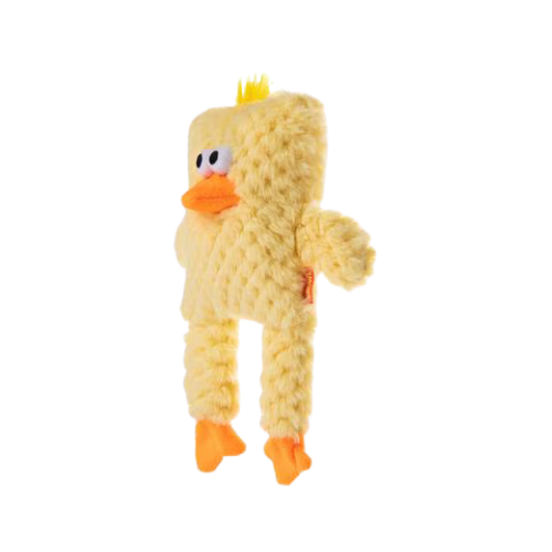 Growl Block Heads Cheepers the Chick Plush Dog Toy