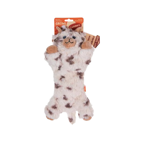 Growl Cuddlerz Nibblers Goat Plush Dog Toy