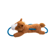 Growl Haystackerz Hayride Horse Rope and Plush Dog Toy