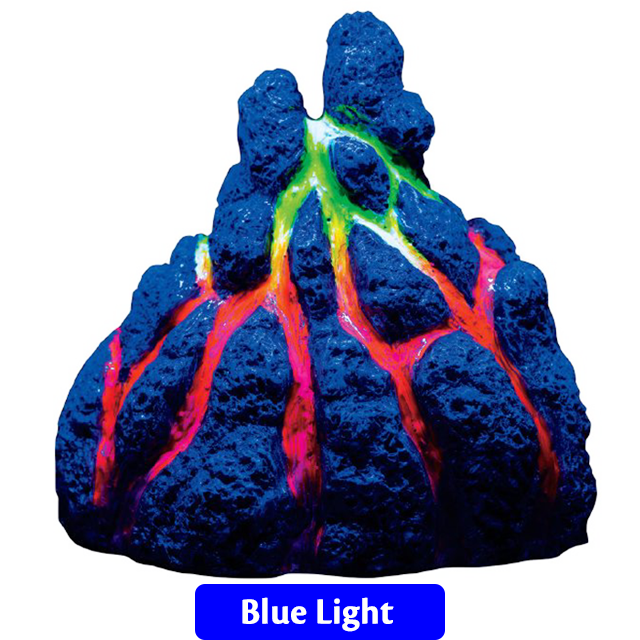 Tetra GloFish Volcano Aquarium Ornament