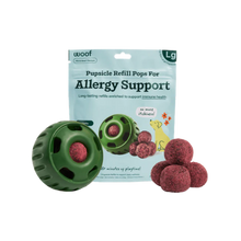 Woof Allergy and Immunity Pops Pupsicle Refills Lickable Dog Treats Large