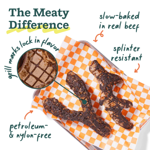 Woof Honest Chew Meaty Antler Durable Dog Chew